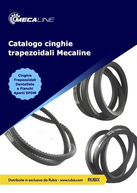 CATALOGO CINGHIE TRASMISSIONE TRAPEZOIDALI.